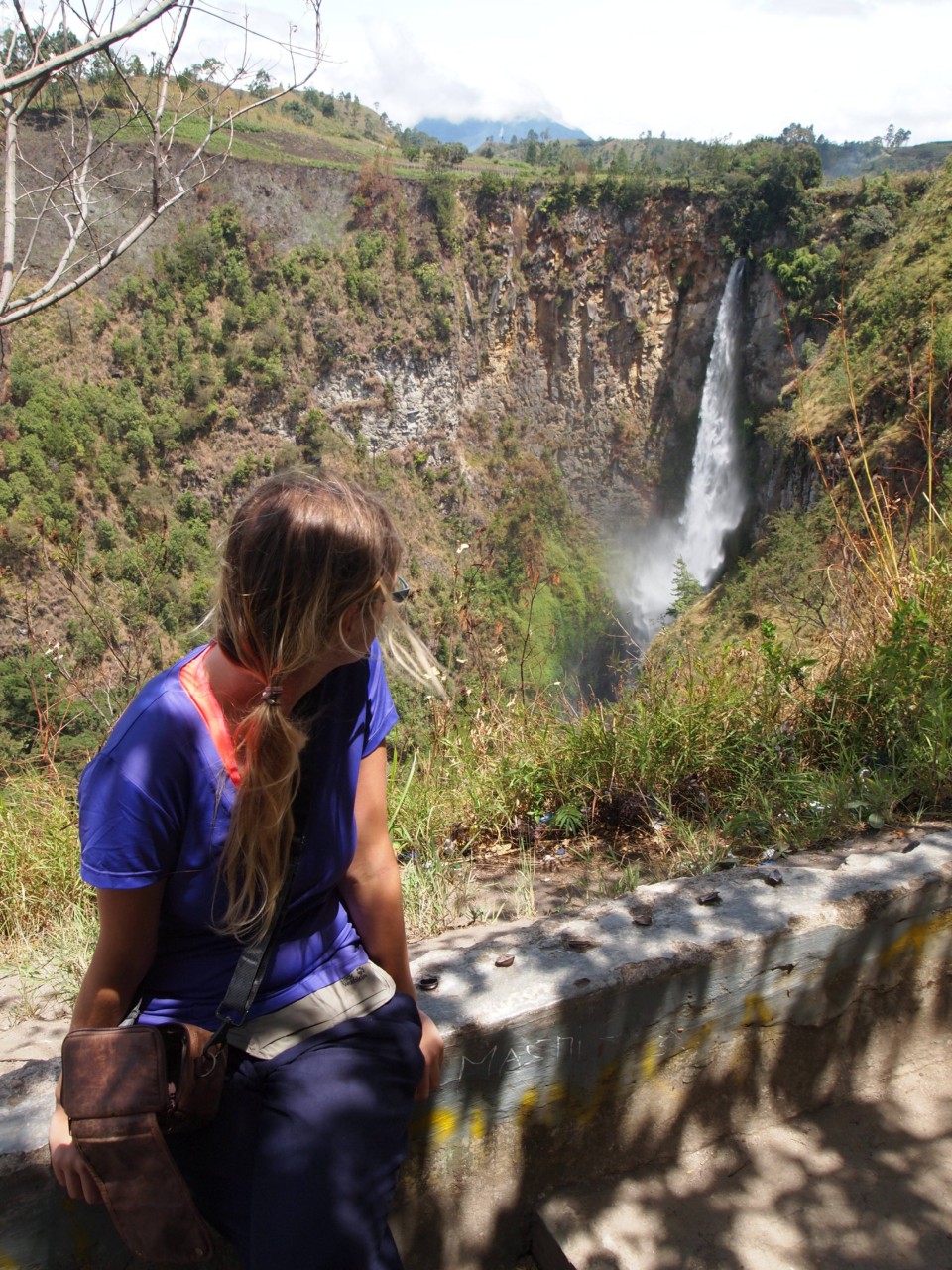 Der Sipisopiso Wasserfall.