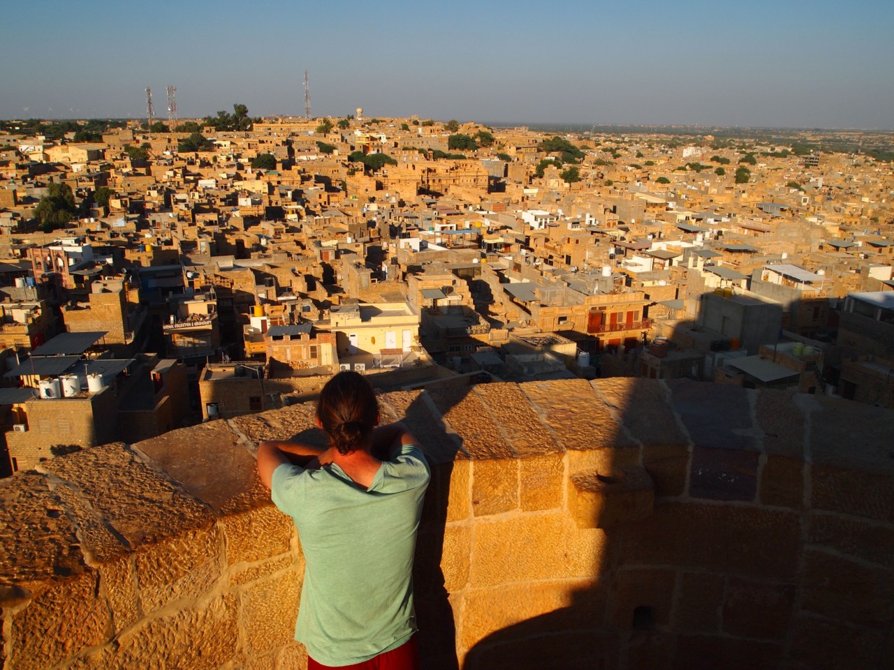 Jaisalmer von der Festung aus betrachtet.